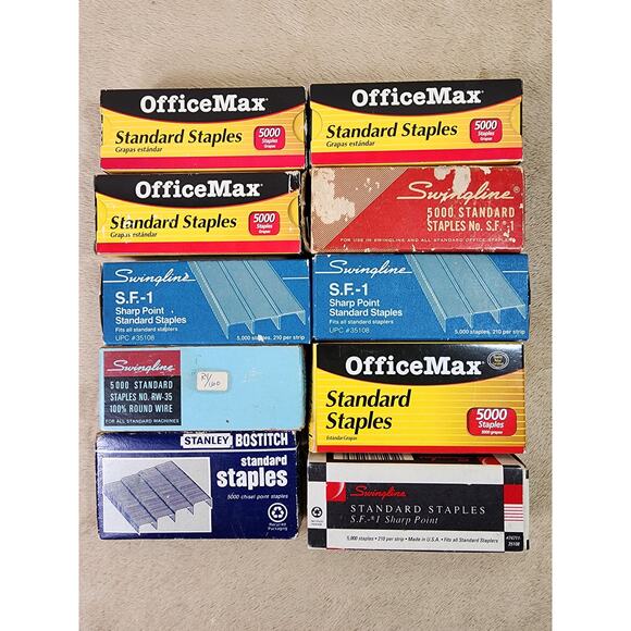 Standard Staples 50,000 Swingline OfficeMax Stanley Office Stapler Vintage - Picture 1 of 10